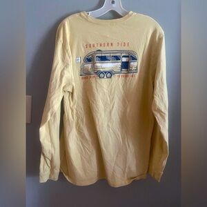 Southern Tide Yellow Men's Shirt